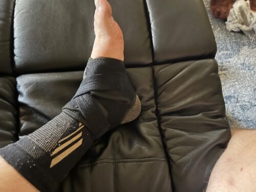 Bodyprox Ankle Support Brace. Breathable Neoprene Sleeve. Adjustable Wrap! (1 Pack) photo review