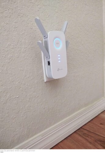 TP-Link WiFi Extender with Ethernet Port. Dual Band 5GHz/2.4GHz. Up to 44% More Bandwidth Than Single Band. Covers Up to 1200 Sq.ft and 30 Devices. Signal Booster Amplifier Supports OneMesh(RE220) photo review