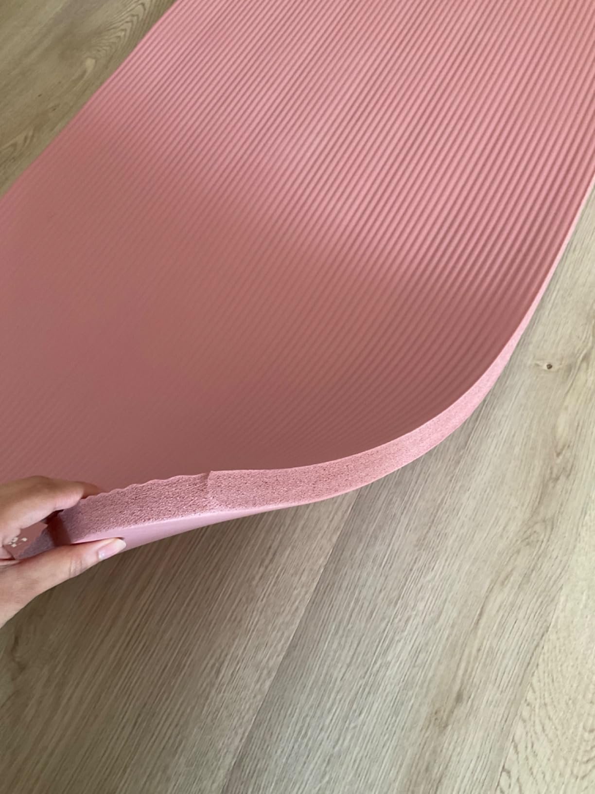 Retrospec Solana Yoga Mat 1 Thick w/Nylon Strap for Men & Women - Non Slip Exercise Mat for Home Yoga. Pilates. Stretching. Floor & Fitness Workouts photo review
