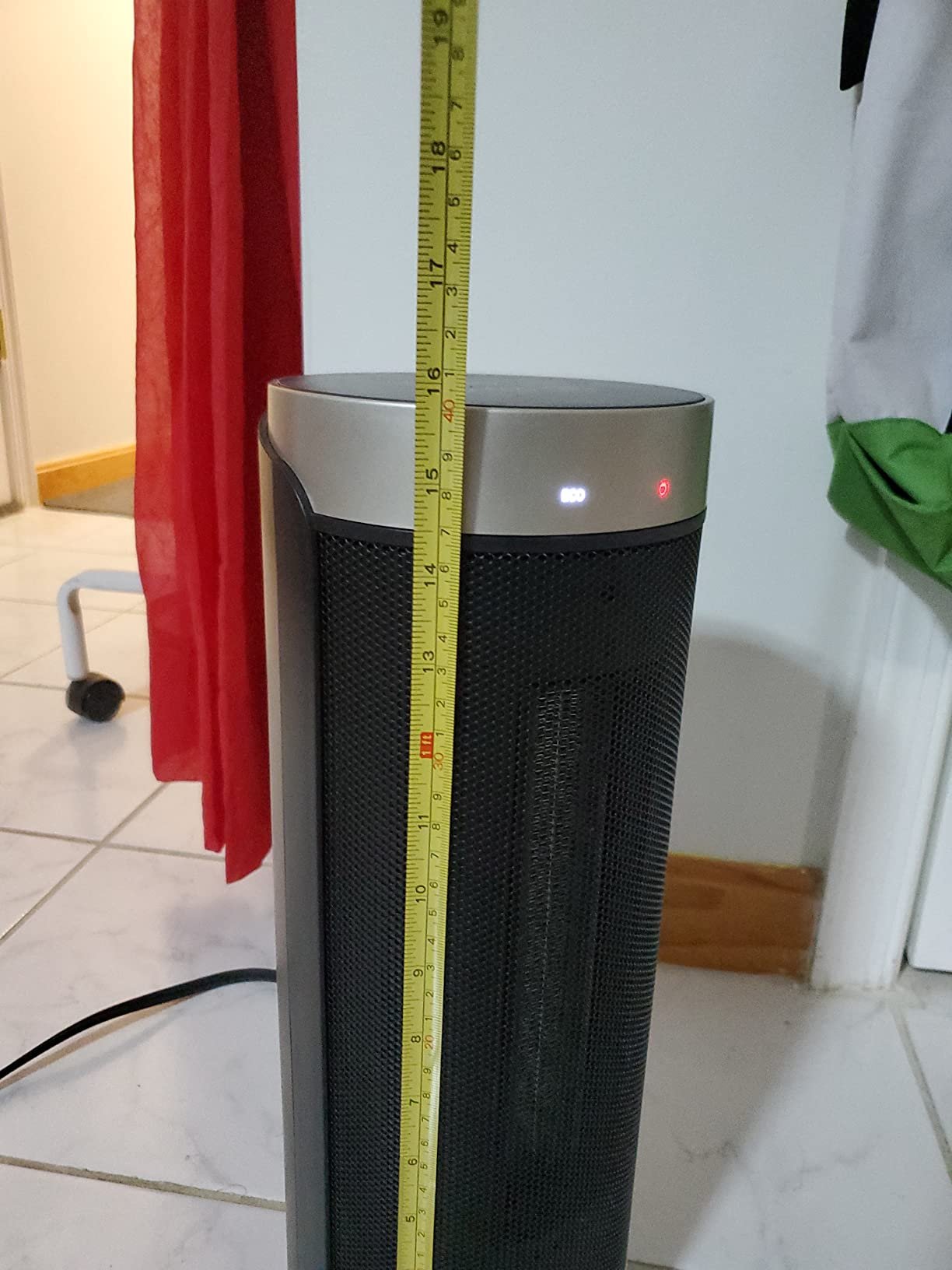 DREO Space Heater. 1500W Electric Heaters for Indoor Use with Thermostat. 70° Oscillation. 8 Safety Protections. 5 Modes. Remote. 12H Timer. Quiet Portable Heater for Office. Bedroom. Large Room photo review