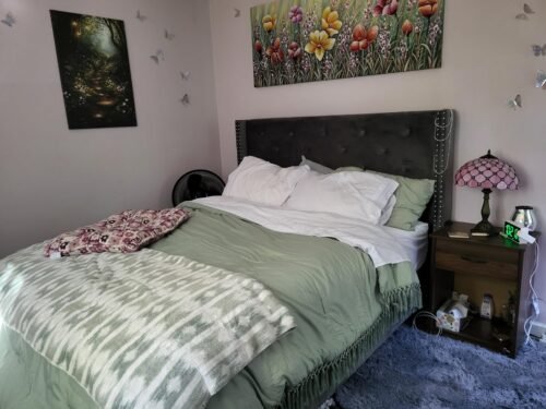 Queen Size 4 Piece Sheet Set - Comfy Breathable & Cooling Bed Sheets Set - Hotel Luxury Bedding for Women. Men. Kids. Teens. Boys & Girls - Deep Pockets. Soft and Wrinkle Free - Oeko-Tex - Dark Grey photo review