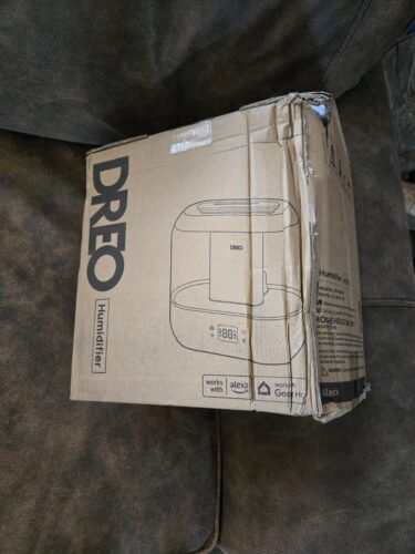 Dreo Smart Humidifiers for Bedroom. Top Fill 4L Supersized Humidifier Large Room with 28 dB. 36H Runtime. Touch/APP/Voice Control. Nightlight. Cool Mist Humidifiers for Baby. Plants. Indoor. Black photo review
