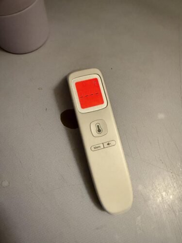 No-Touch Thermometer for Adults and Kids. Accurate Digital Baby Thermometer. Fever Alarm & Silent Mode. 2 in 1 Forehead & Object Mode photo review