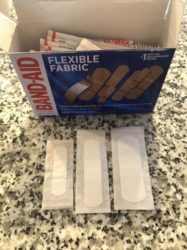 Band-Aid Brand Flexible Fabric Adhesive Bandages. Comfortable Flexible Protection & Wound Care of Minor Cuts & Scrapes. Quilt-Aid Technology to Cushion Painful Wounds. All One Size. 30 ct photo review