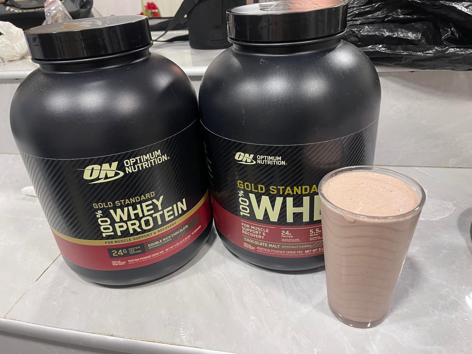 Optimum Nutrition Gold Standard 100% Whey Protein Powder. Chocolate Peanut Butter. 2 Pound (Packaging May Vary) photo review