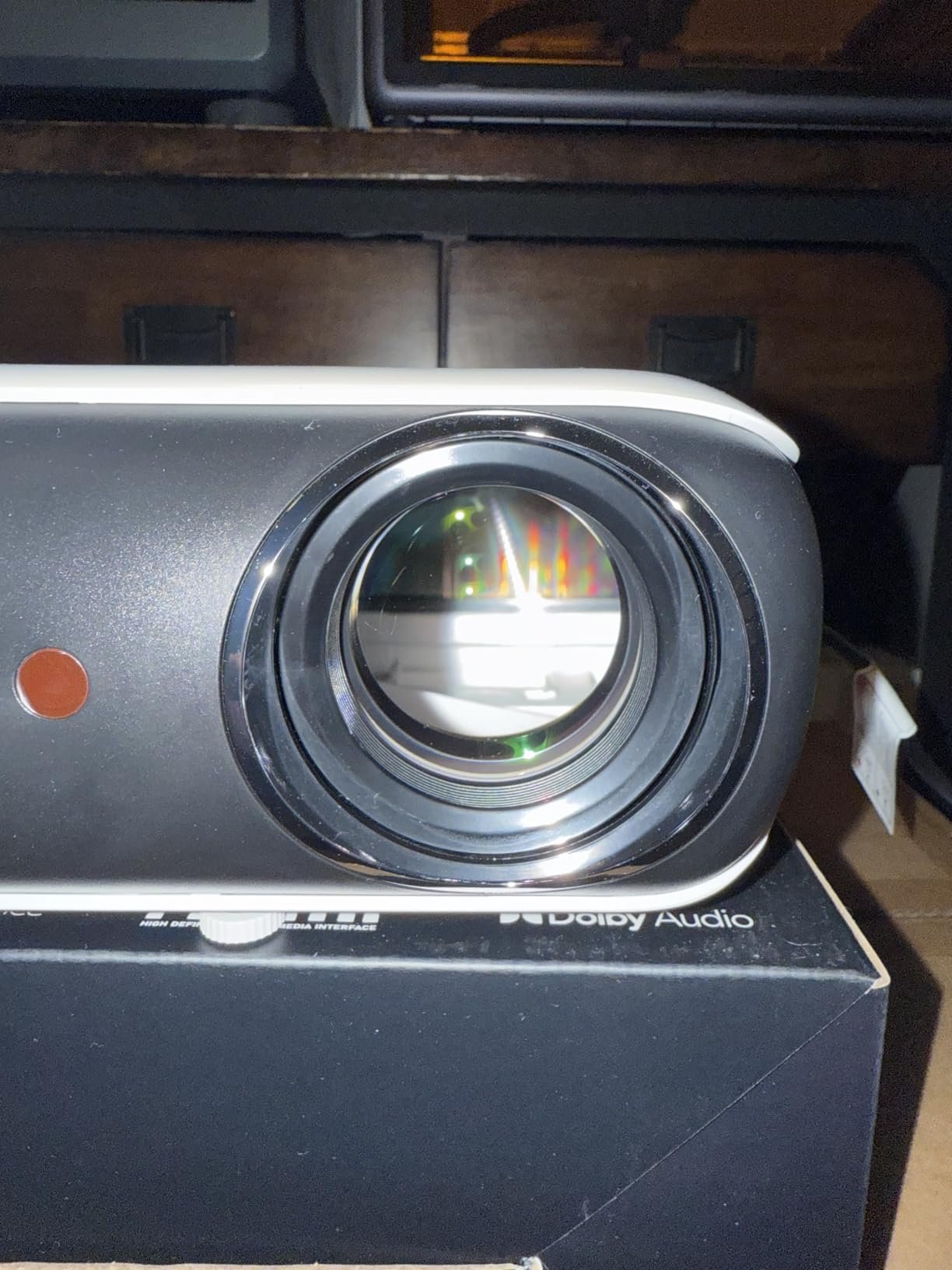 Official Licensed Google TV Smart Projector. HAPPRUN 4K UHD Home Theater with Dolby Sound. Wi-Fi & Bluetooth. Built-in Streaming Apps. Compatible with Games Consoles & Smartphone. Indoor & Outdoor Use photo review