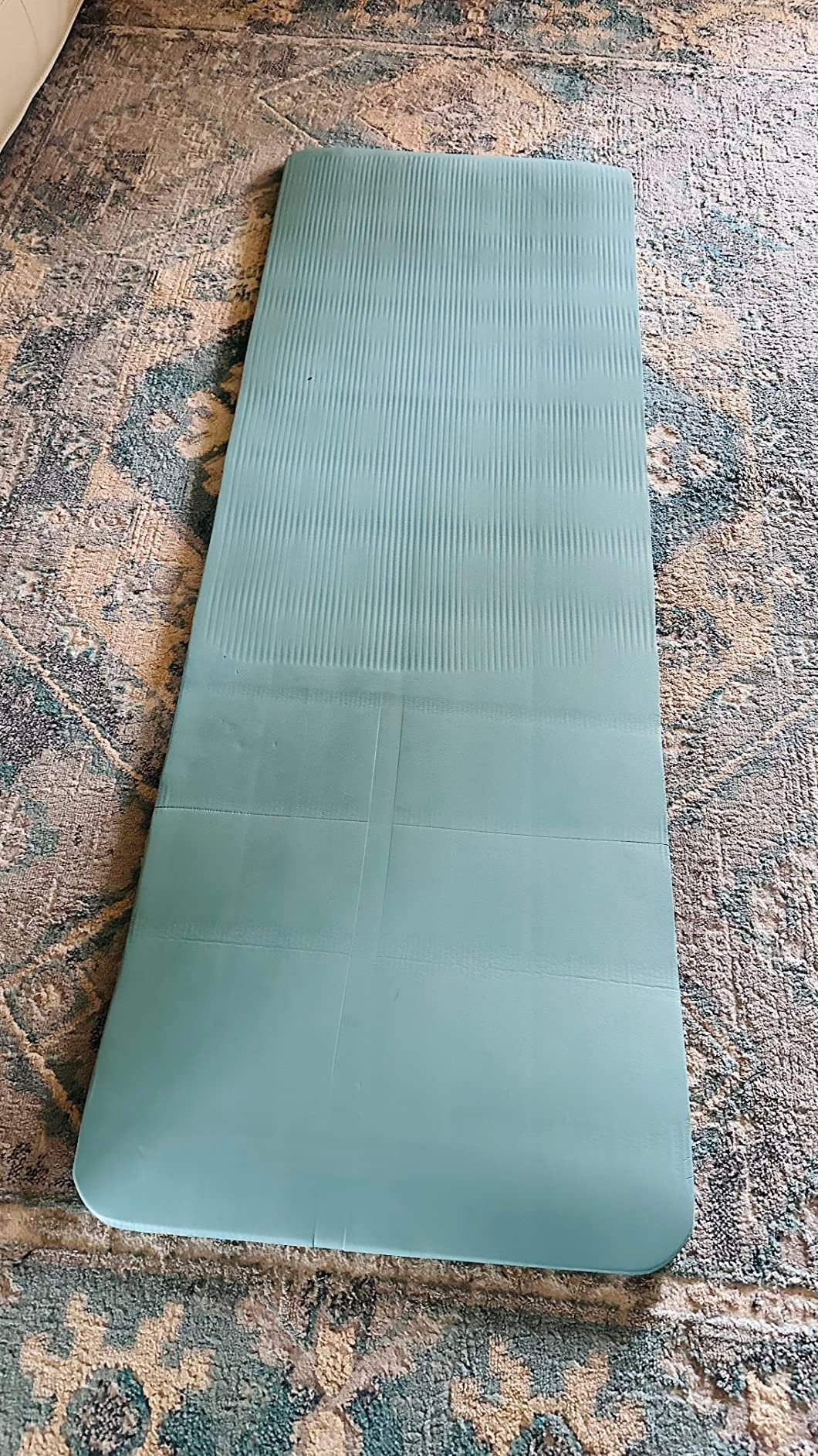 Retrospec Solana Yoga Mat 1 Thick w/Nylon Strap for Men & Women - Non Slip Exercise Mat for Home Yoga. Pilates. Stretching. Floor & Fitness Workouts photo review