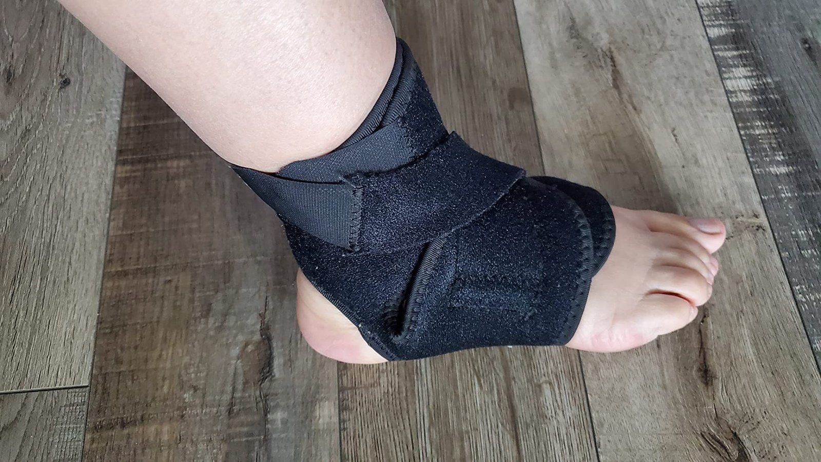 Bodyprox Ankle Support Brace. Breathable Neoprene Sleeve. Adjustable Wrap! (1 Pack) photo review