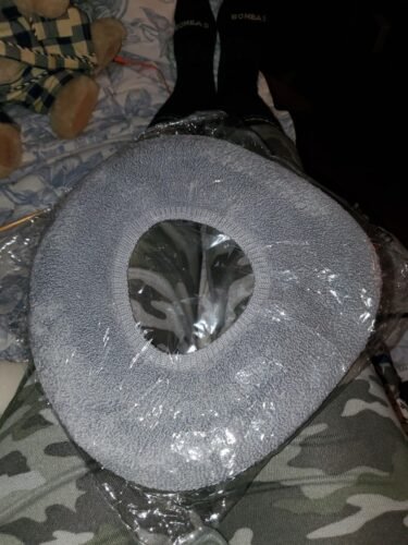 Legigo 5 Pack Thicker Bathroom Toilet Seat Cover Pads- Soft Warmer Toilet Seat Cushion Cover Stretchable Washable Fiber Cloth. Easy Installation Comfortable Toilet Lid Seat Cover(Pumpkin Modelling) photo review