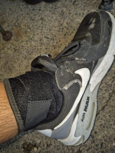 Bodyprox Ankle Support Brace. Breathable Neoprene Sleeve. Adjustable Wrap! (1 Pack) photo review