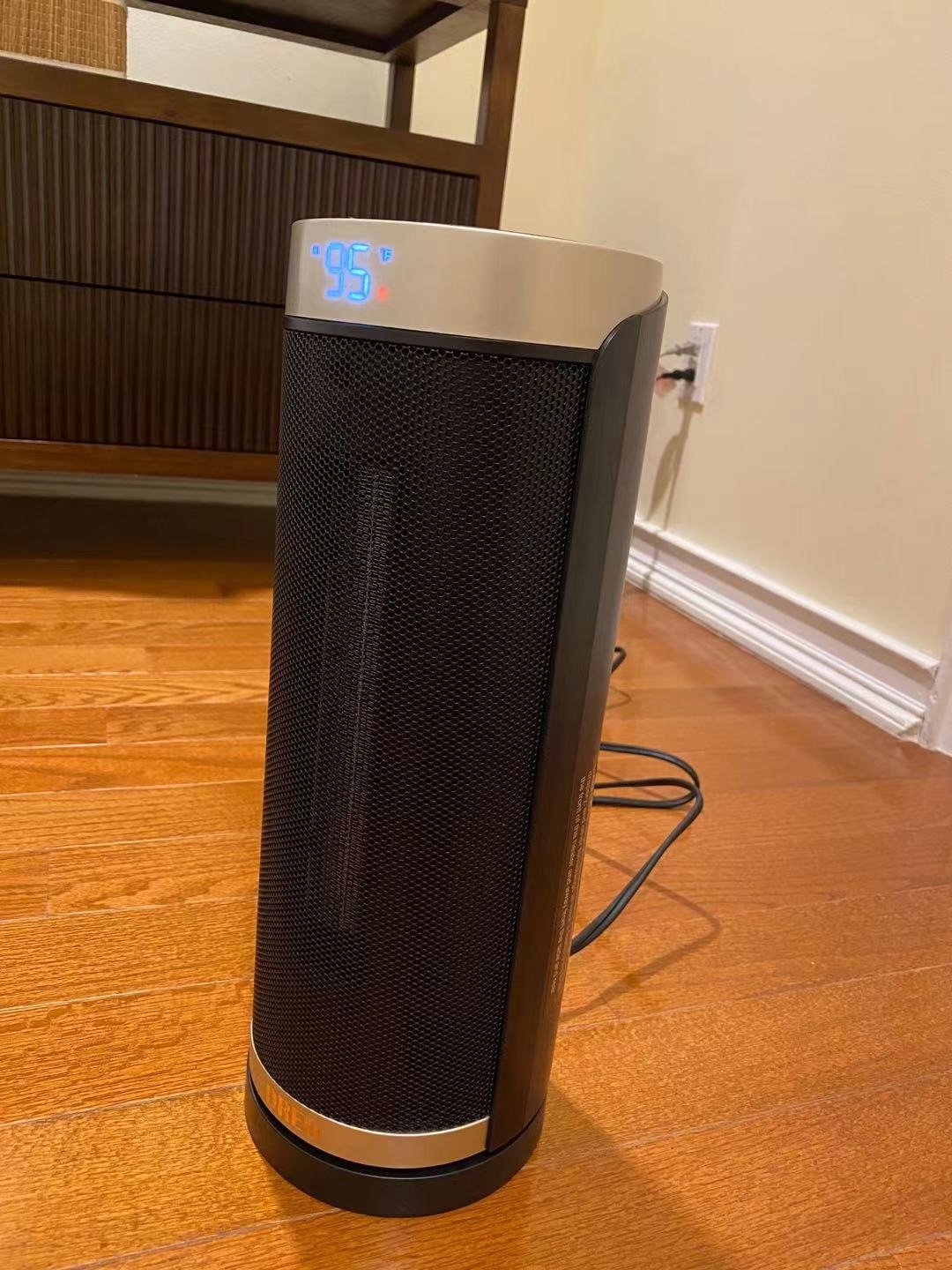 DREO Space Heater. 1500W Electric Heaters for Indoor Use with Thermostat. 70° Oscillation. 8 Safety Protections. 5 Modes. Remote. 12H Timer. Quiet Portable Heater for Office. Bedroom. Large Room photo review