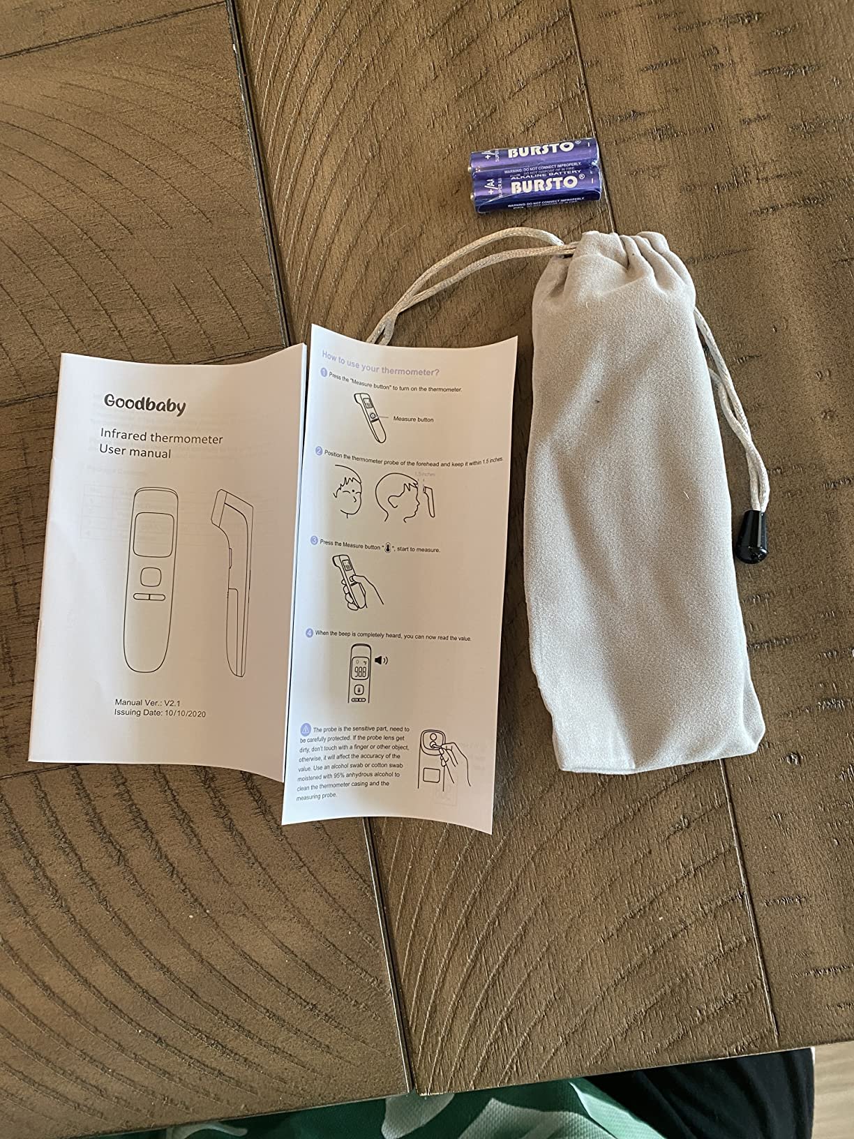 No-Touch Thermometer for Adults and Kids. Accurate Digital Baby Thermometer. Fever Alarm & Silent Mode. 2 in 1 Forehead & Object Mode photo review