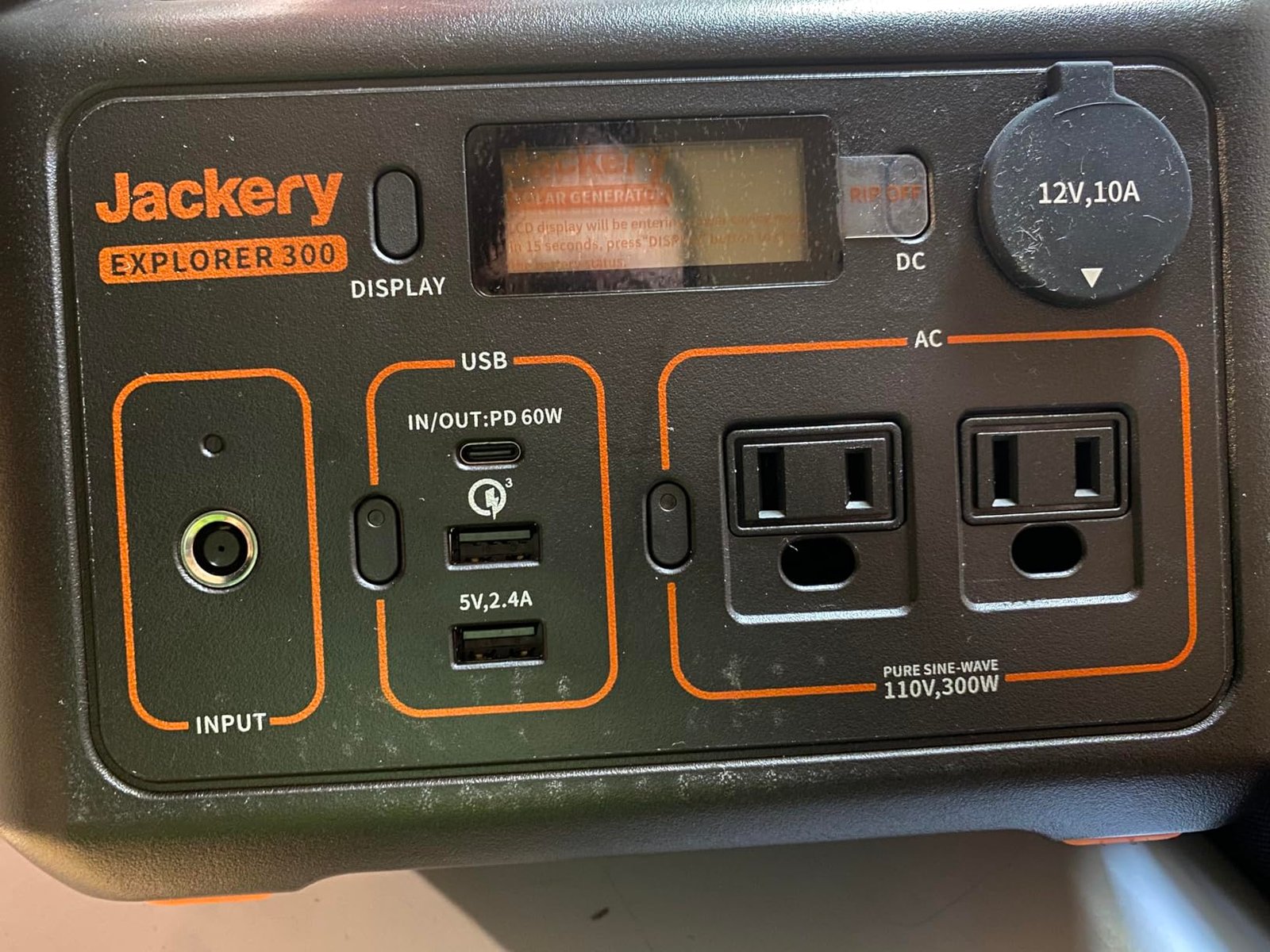 Jackery Portable Power Station Explorer 300. 293Wh Backup Lithium Battery. Solar Generator for Outdoors Camping Travel Hunting Blackout (Solar Panel Optional) photo review