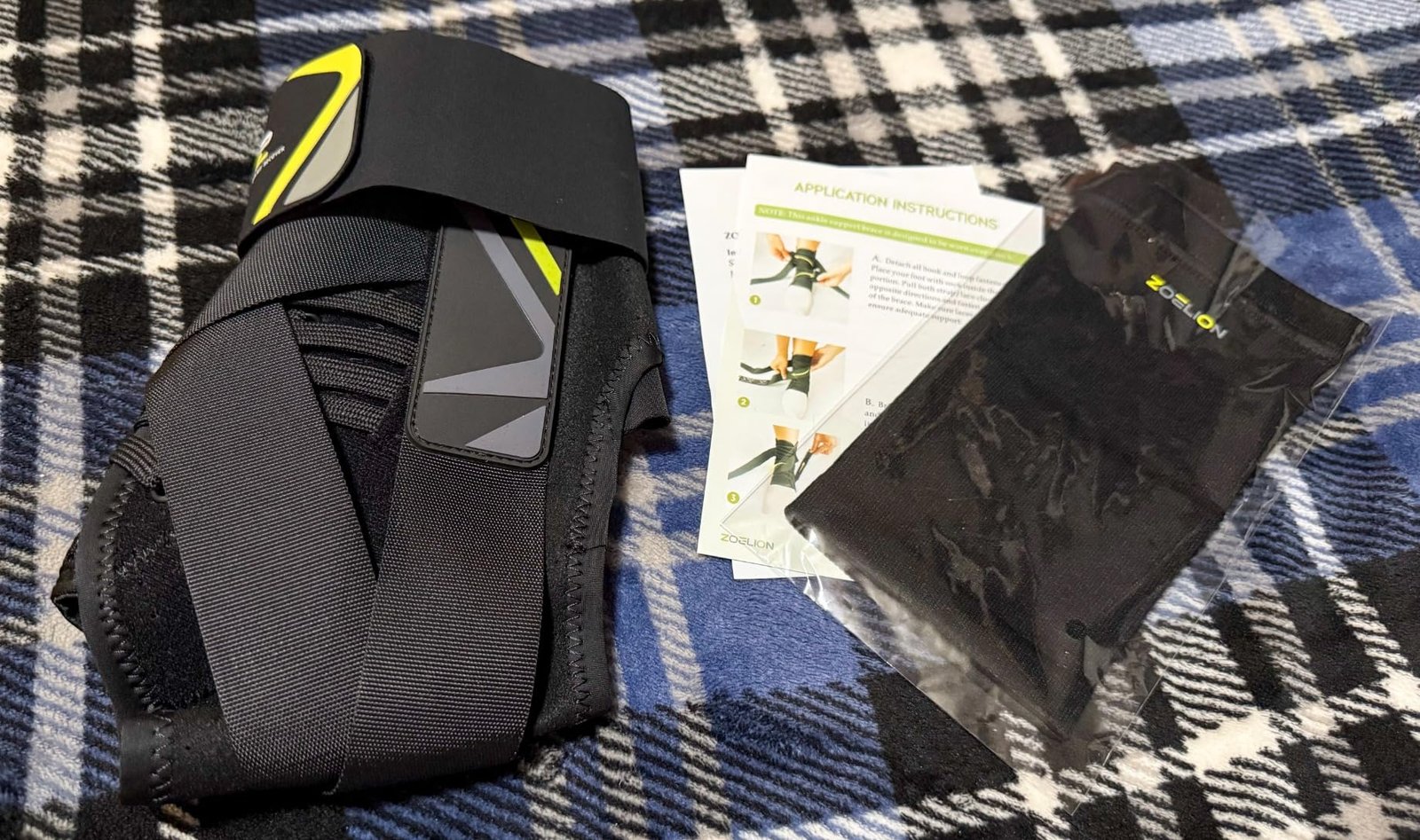 Quick Lace Up Ankle Brace with Side Stabilizing Pads. Slim Fit Ankle Support Brace. Adjustable & Breathable Ankle Support for Men Women. Ankle Stabilizer for Sprain.Injury Recovery.Sports.XL photo review