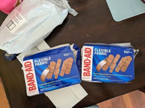 Band-Aid Brand Flexible Fabric Adhesive Bandages. Comfortable Flexible Protection & Wound Care of Minor Cuts & Scrapes. Quilt-Aid Technology to Cushion Painful Wounds. All One Size. 30 ct photo review