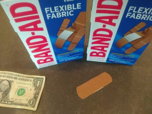 Band-Aid Brand Flexible Fabric Adhesive Bandages. Comfortable Flexible Protection & Wound Care of Minor Cuts & Scrapes. Quilt-Aid Technology to Cushion Painful Wounds. All One Size. 30 ct photo review