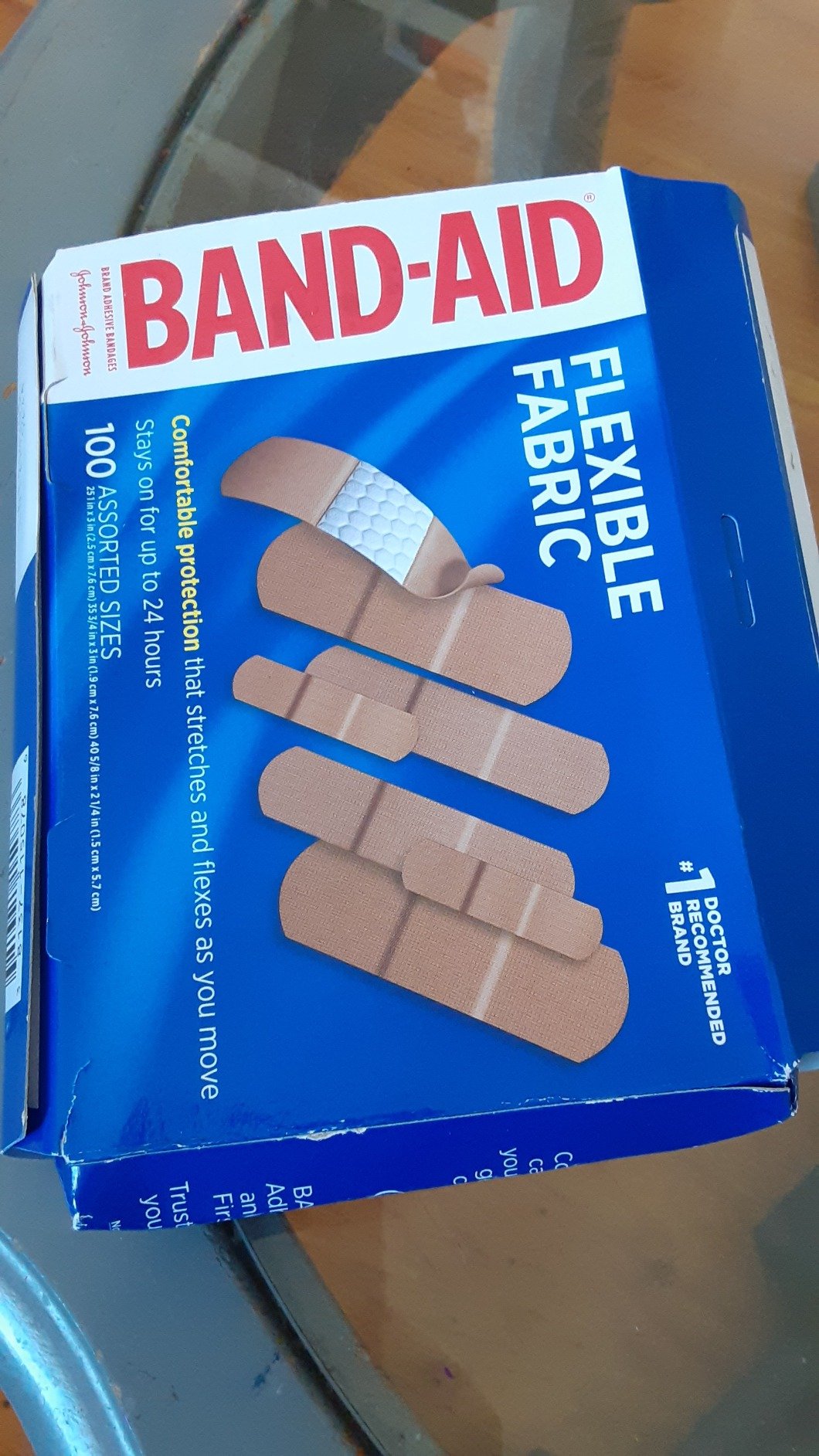 Band-Aid Brand Flexible Fabric Adhesive Bandages. Comfortable Flexible Protection & Wound Care of Minor Cuts & Scrapes. Quilt-Aid Technology to Cushion Painful Wounds. All One Size. 30 ct photo review