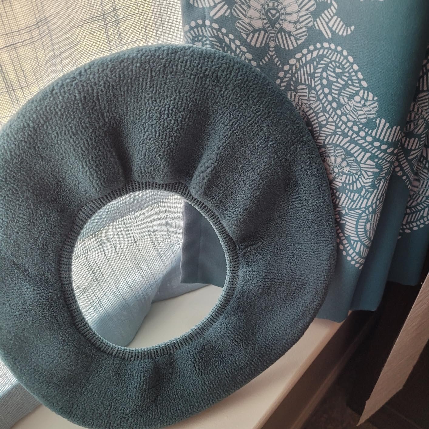 Legigo 5 Pack Thicker Bathroom Toilet Seat Cover Pads- Soft Warmer Toilet Seat Cushion Cover Stretchable Washable Fiber Cloth. Easy Installation Comfortable Toilet Lid Seat Cover(Pumpkin Modelling) photo review