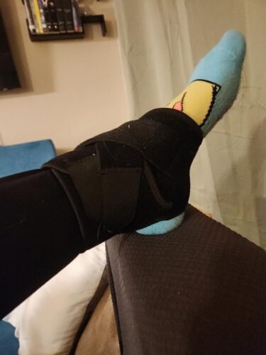 Bodyprox Ankle Support Brace. Breathable Neoprene Sleeve. Adjustable Wrap! (1 Pack) photo review