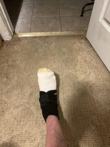 Bodyprox Ankle Support Brace. Breathable Neoprene Sleeve. Adjustable Wrap! (1 Pack) photo review