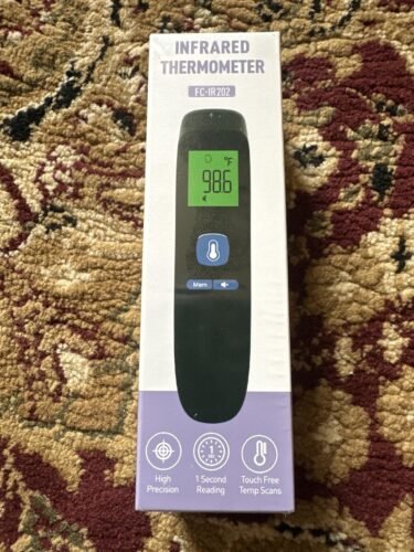 No-Touch Thermometer for Adults and Kids. Accurate Digital Baby Thermometer. Fever Alarm & Silent Mode. 2 in 1 Forehead & Object Mode photo review