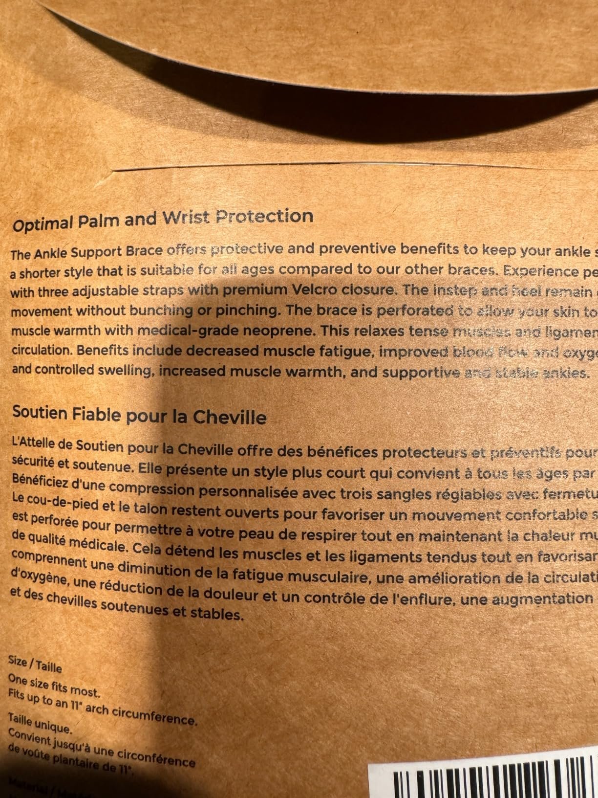 Bodyprox Ankle Support Brace. Breathable Neoprene Sleeve. Adjustable Wrap! (1 Pack) photo review