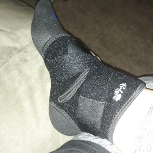 Bodyprox Ankle Support Brace. Breathable Neoprene Sleeve. Adjustable Wrap! (1 Pack) photo review