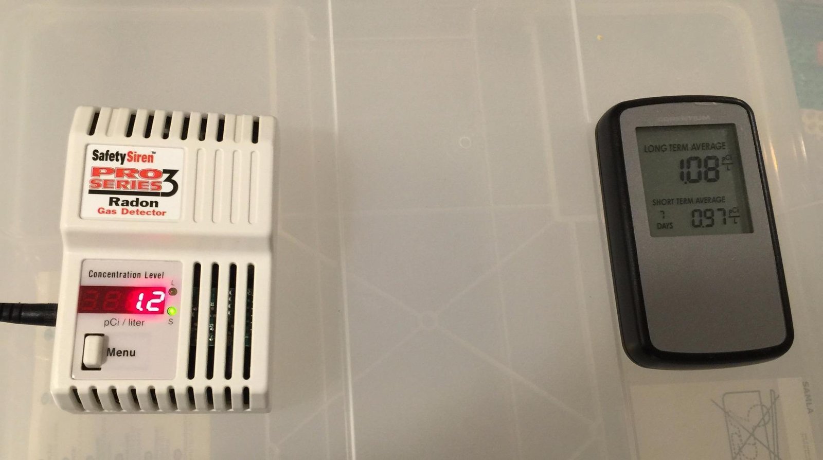 Airthings Corentium Home Radon Detector 223 Portable. Lightweight. Easy-to-Use. (3) AAA Battery Operated. USA Version. pCi/L photo review